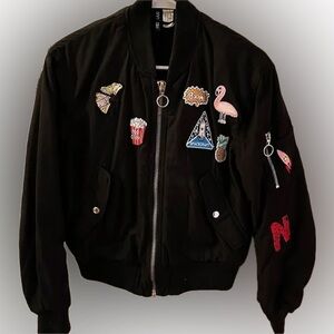 H&M Black Bomber Jacket